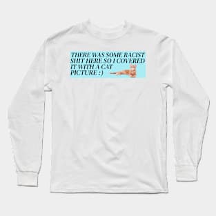 Lamp Post Sticker (1) Long Sleeve T-Shirt